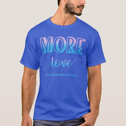 Meer liefdesblauw T-shirt (Voorkant)
