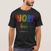 Meer liefdesregenboog T-shirt (Voorkant)