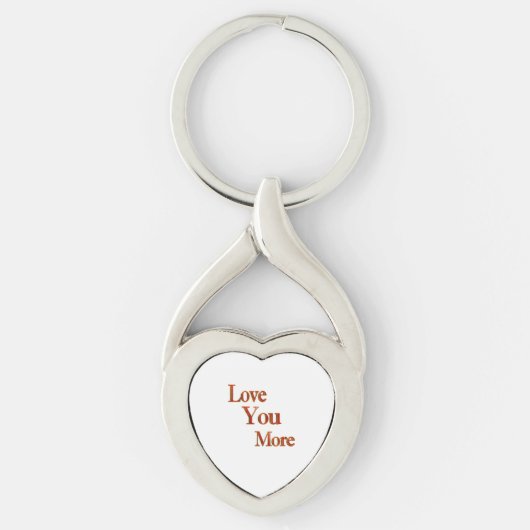 Meer liefdevolle expressieve liefdes kunst sleutelhanger (Voorkant)