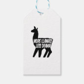Meer Llamas Minder Drama Cadeaulabel (Voorkant)