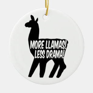 Meer Llamas Minder Drama Keramisch Ornament
