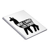 Meer Llamas Minder Drama Notitieboek (Rechterzijde)