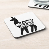 Meer Llamas Minder Drama Onderzetter (Linkerzijde)