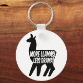 Meer Llama's Minder Drama Sleutelhanger (Voorkant)