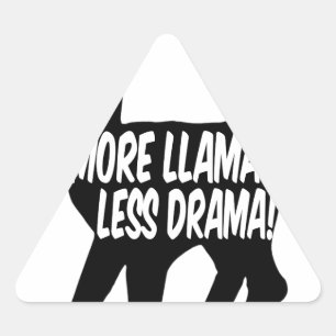 Meer Llamas Minder Drama Sticker