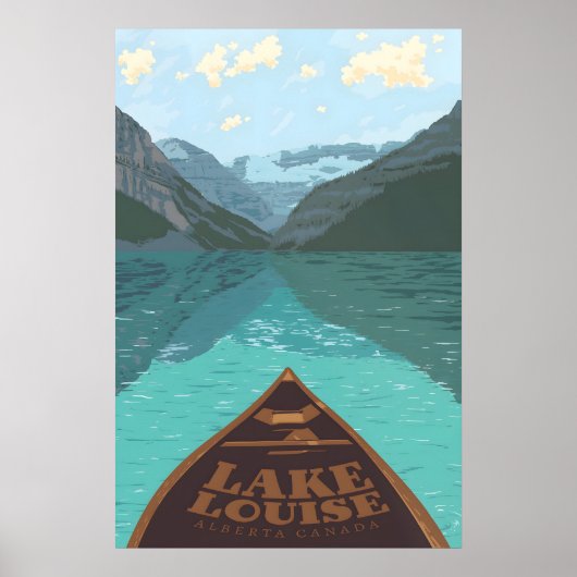 Meer Louise Canada Reisposter Poster (Voorkant)