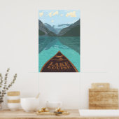 Meer Louise Canada Reisposter Poster (Keuken)