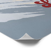 Meer Louise Canada Snowboarden Reisposter Poster (Hoek)