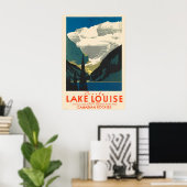 Meer Louise Canada Vintage Reisposter Poster (Thuiskantoor)
