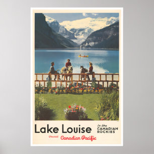 Meer Louise Reisposter Vissen Kunst Retro Canada Poster