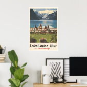 Meer Louise Reisposter Vissen Kunst Retro Canada Poster (Thuiskantoor)