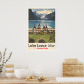 Meer Louise Reisposter Vissen Kunst Retro Canada Poster (Keuken)