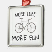 Meer lube-fiets metalen ornament (Links)