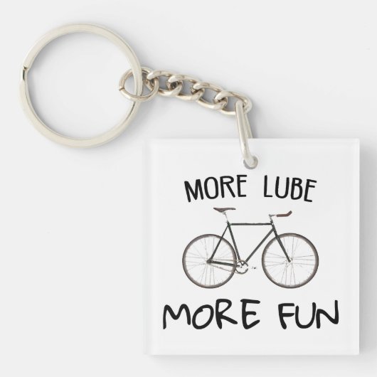 Meer lube-fiets sleutelhanger (voorkant)