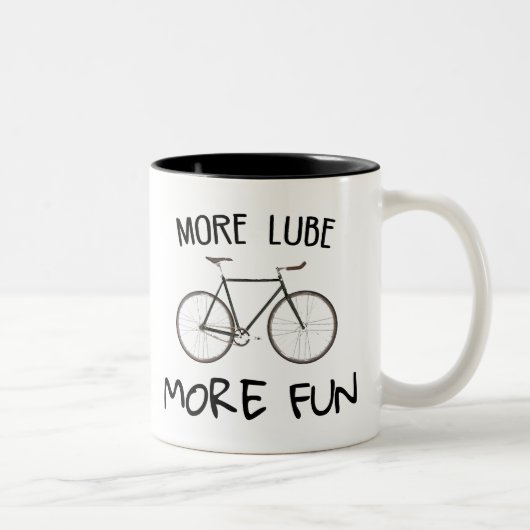 Meer lube-fiets tweekleurige koffiemok (Rechts)