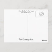 Meer luiber voor het leger briefkaart (Achterkant)