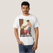 Meer luiber voor het leger t-shirt (Voorkant volledig)