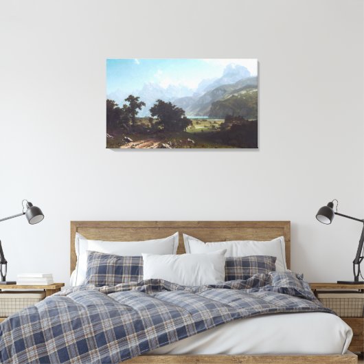 Meer Luzerne Canvas Afdruk (Insitu (Slaapkamer))