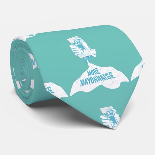 Meer Mayonaise Stropdas (Opgerold)