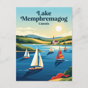 Meer Memphremagog Canada Briefkaart