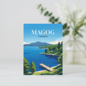 Meer Memphremagog Canada Briefkaart (Staand voorkant)