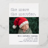 Meer Merrier | Aankondiging kerstgeboorte (Voorkant)