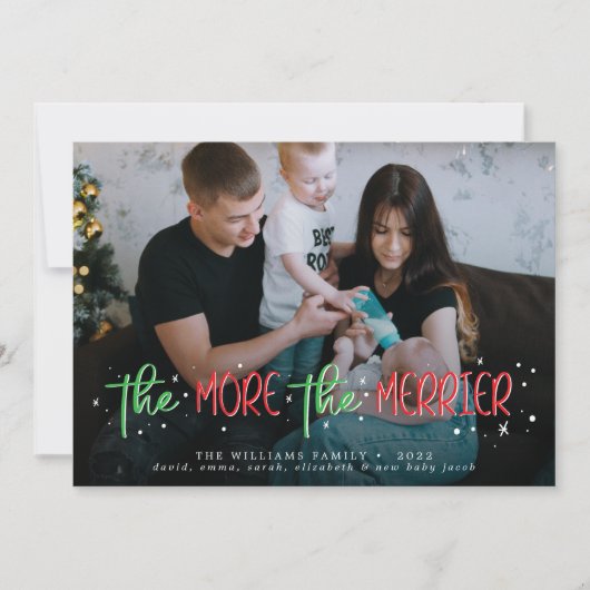 Meer Merrier | Kerstmis Aankondiging (Voorkant)