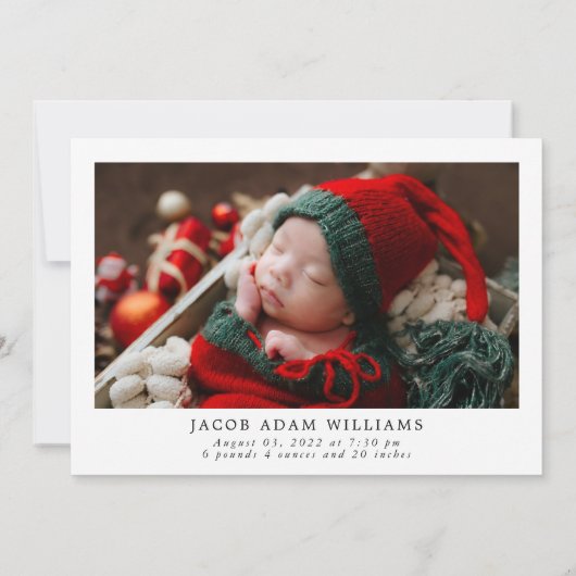 Meer Merrier | Kerstmis Aankondiging (Achterkant)