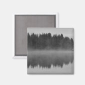 Meer met mist, Oregon Magneet (Voorkant / Achterkant)