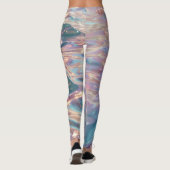 Meer met schitterende gouden Leggings (Achterkant)
