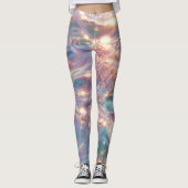 Meer met schitterende gouden Leggings (Voorkant)