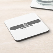 Meer methode minder dubbelkurk bier onderzetter (Linkerzijde)