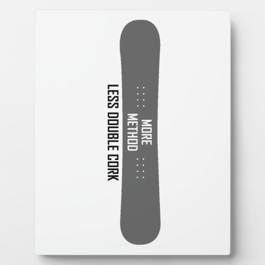 Meer methode minder dubbelkurk fotoplaat (Voorkant)