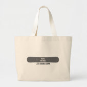 Meer methode minder dubbelkurk grote tote bag (Voorkant)