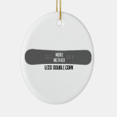 Meer methode minder dubbelkurk keramisch ornament (Rechts)