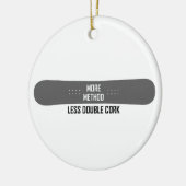 Meer methode minder dubbelkurk keramisch ornament (Links)