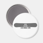 Meer methode minder dubbelkurk magneet (Voorkant / Achterkant)