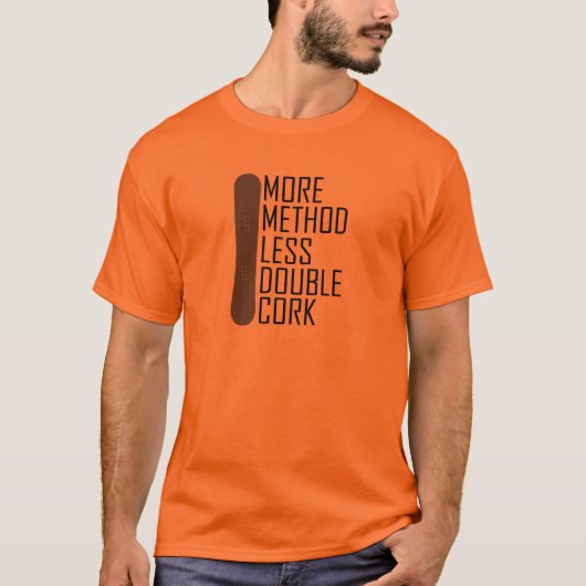Meer methode minder dubbelkurk t-shirt (Voorkant)
