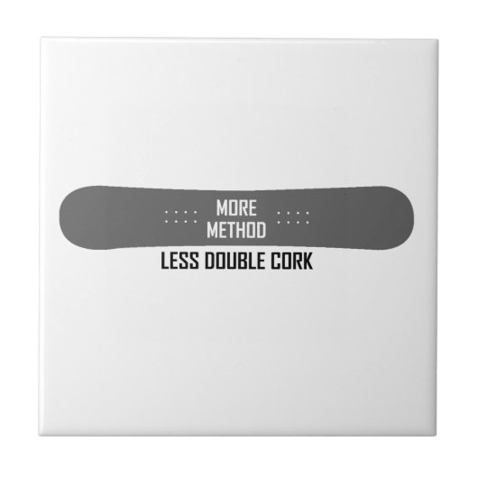 Meer methode minder dubbelkurk tegeltje (Voorkant)