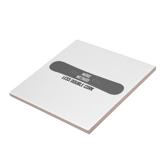 Meer methode minder dubbelkurk tegeltje (Zijkant)