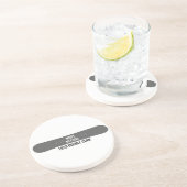 Meer methode minder dubbelkurk zandsteen onderzetter (Zijkant)