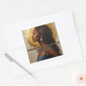 Meer motiverende versie vierkante sticker (Envelop)
