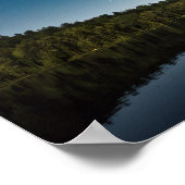 Meer Natuur Buiten Landschap Kalm Vreedzaam Ontspa Poster (Hoek)