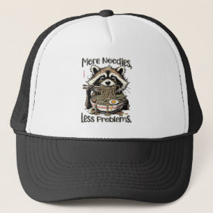 Meer noedels minder problemen wasbeer eet ramen trucker pet