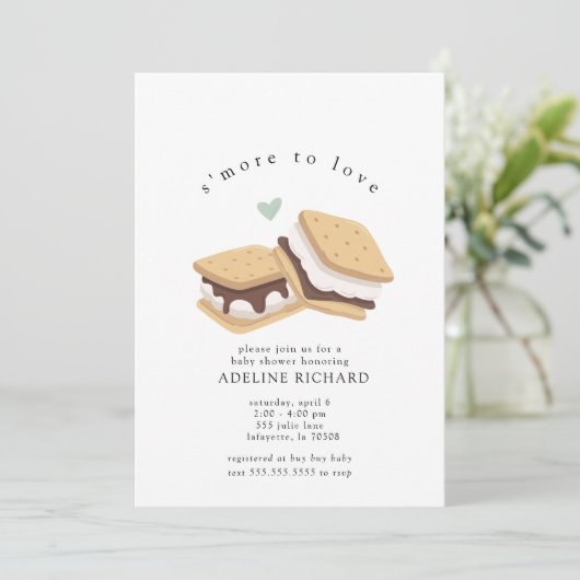 Meer om van Baby shower te houden Uitnodigingen (Staand voorkant)