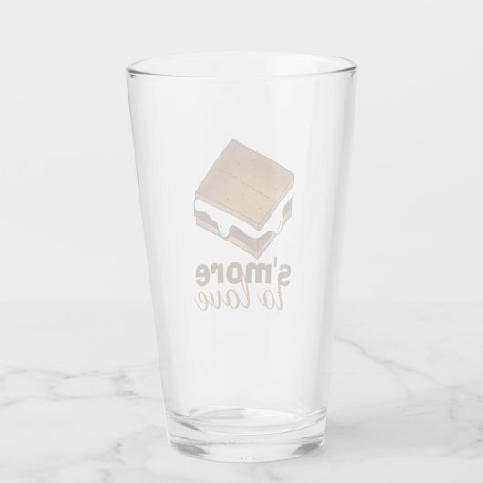 Meer om van Marshmallow Camp te houden. Glas (Achterkant)