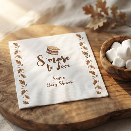 Meer om van te houden Rustieke Gingham Baby Shower Servet