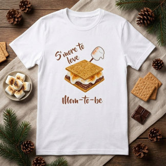 Meer om van te houden Winter Kampeer Baby Shower D T-shirt