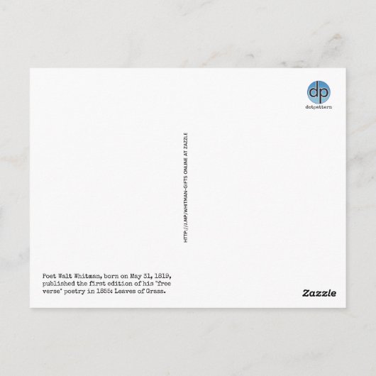 "Meer onsterfelijk dan de sterren" Citaat Melkweg Briefkaart (Achterkant)