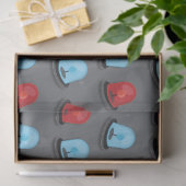 Meer ontwerp voor politieserie 3 tissuepapier (Geschenk)